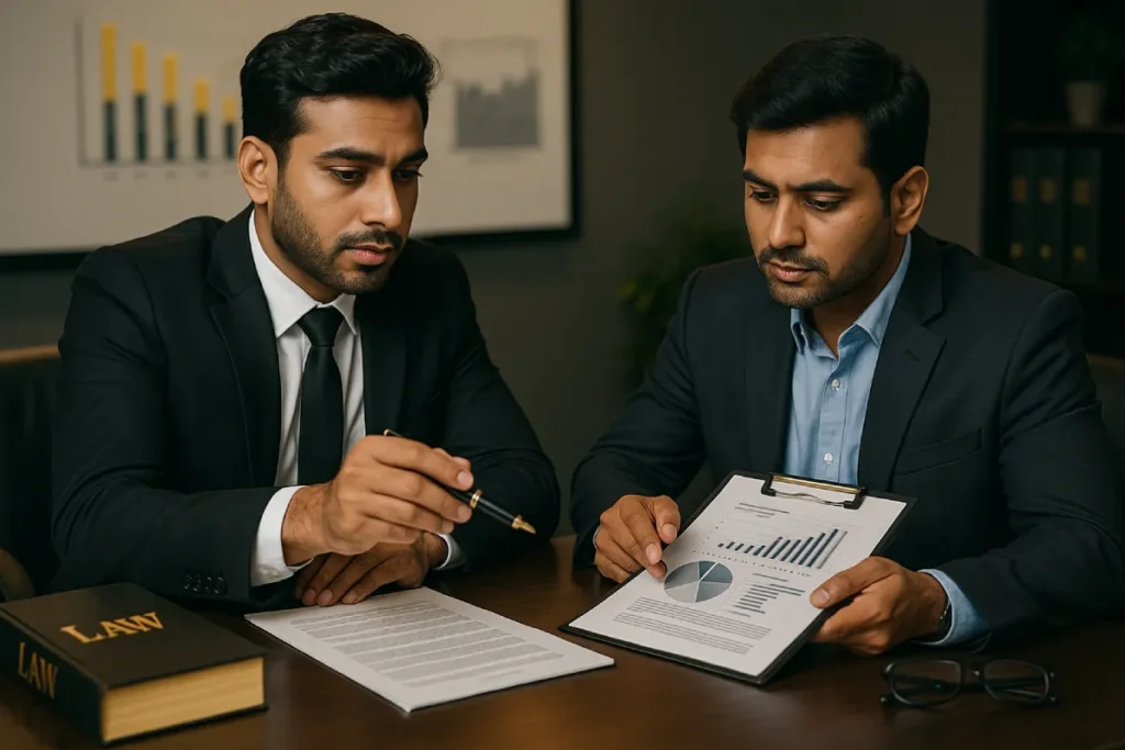 Criminal defense lawyers in Bangalore handling corporate fraud and white-collar crime cases.